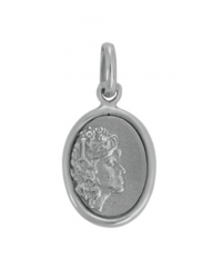 Medalha Coleção Amalianos disponível em Prata e Prata Plaqueada a Ouro.