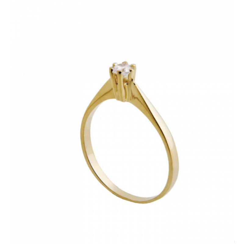 Anel Solitário Passion Gold 19.2k