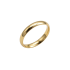 Aliança Meia-cana 3mm